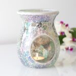 Blue Iridescent Oil Burner