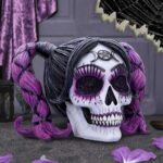 Drop Dead Gorgeous Skull Figurine