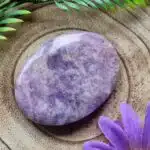 Large Lepidolite Palm stone