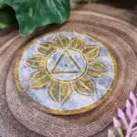 Solar Plexus Chakra Soapstone Incense Holder