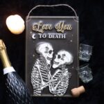 Love You To Death Hanging Sign