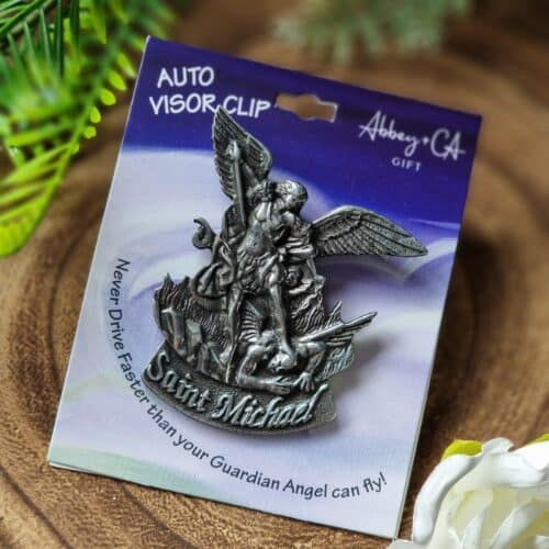 Archangel Michael Visor Clip