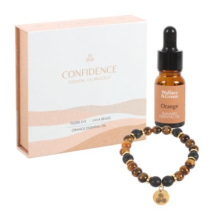 Essential Oil Crystal Bracelet for Confidence