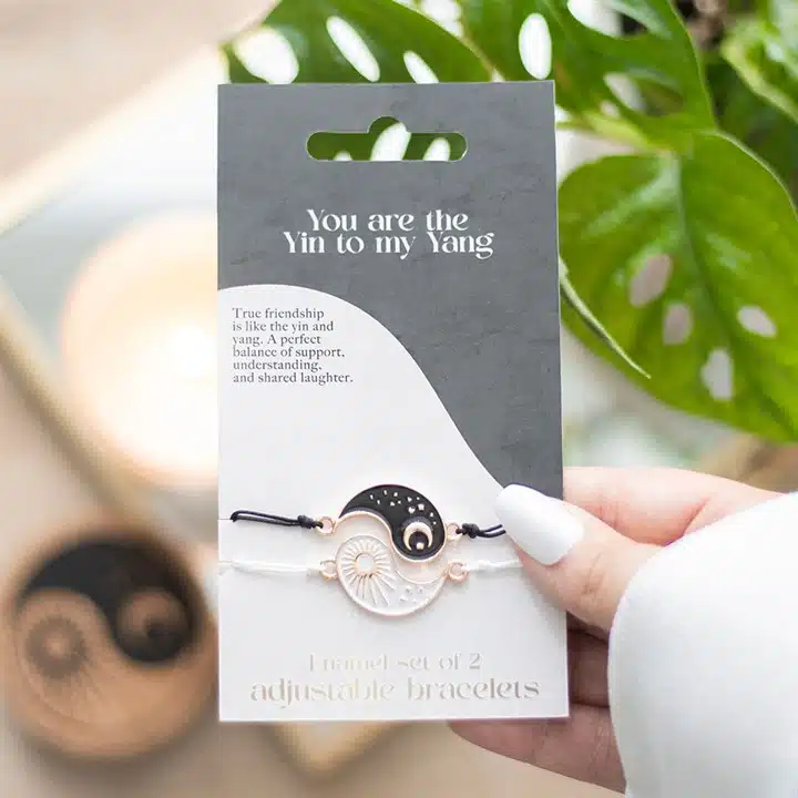 yin yang bracelet set
