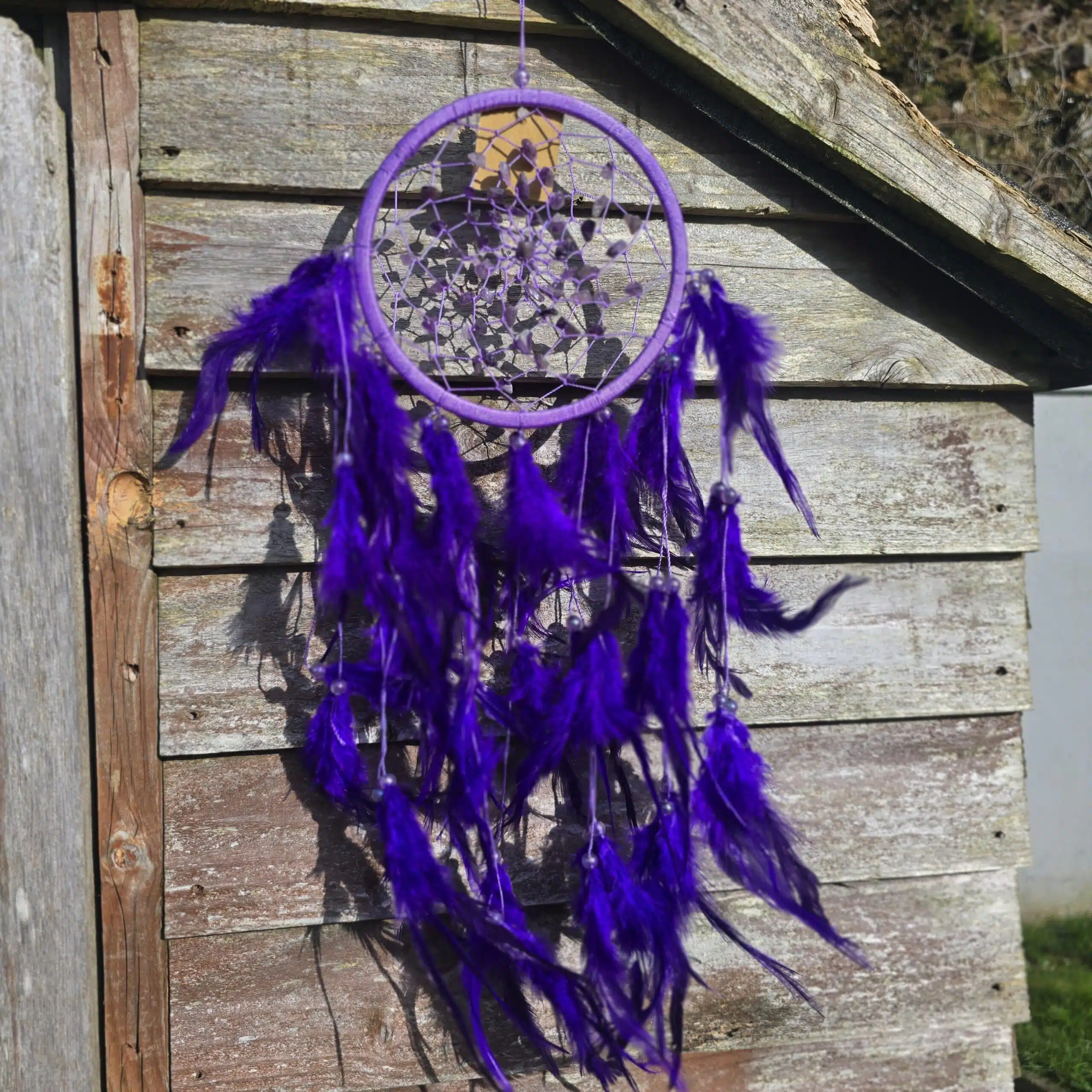 Amethyst dreamcatcher