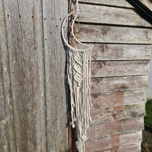 Moon Macrame Dream Catcher