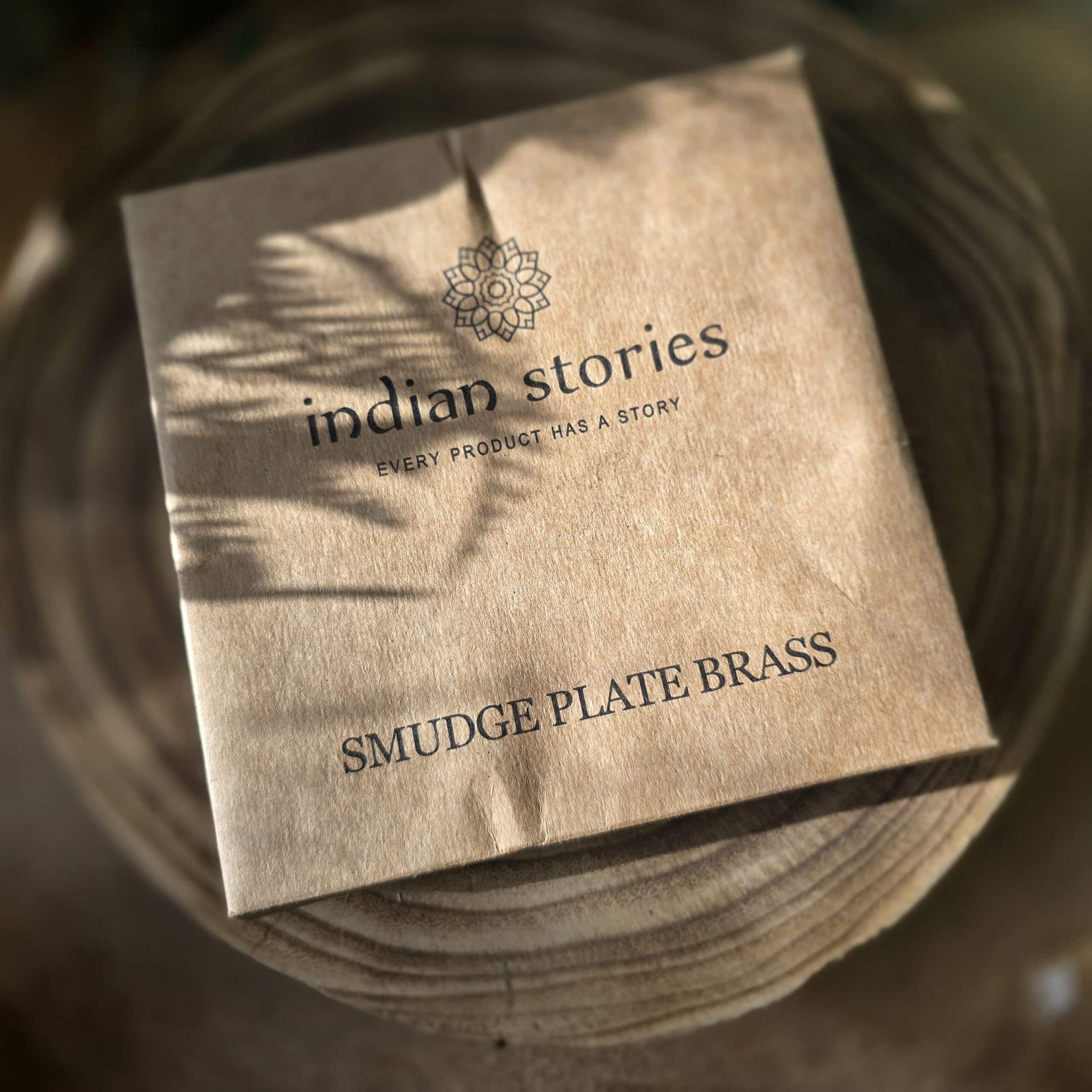 Brass Smudge Stick Plate Brass Smudge Stick Plate