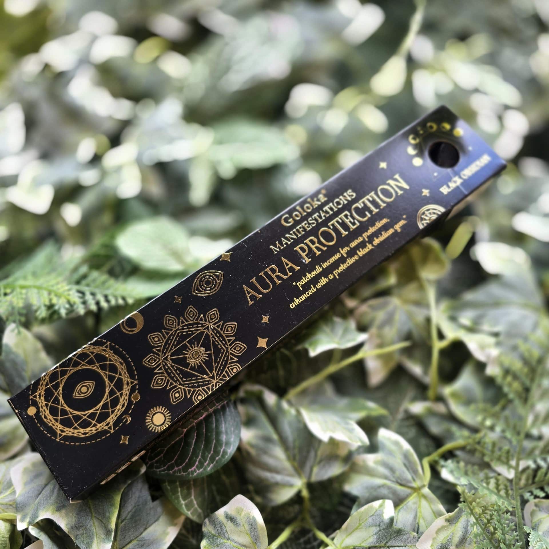 Goloka Manifestation Aura Protection Incense with Crystal