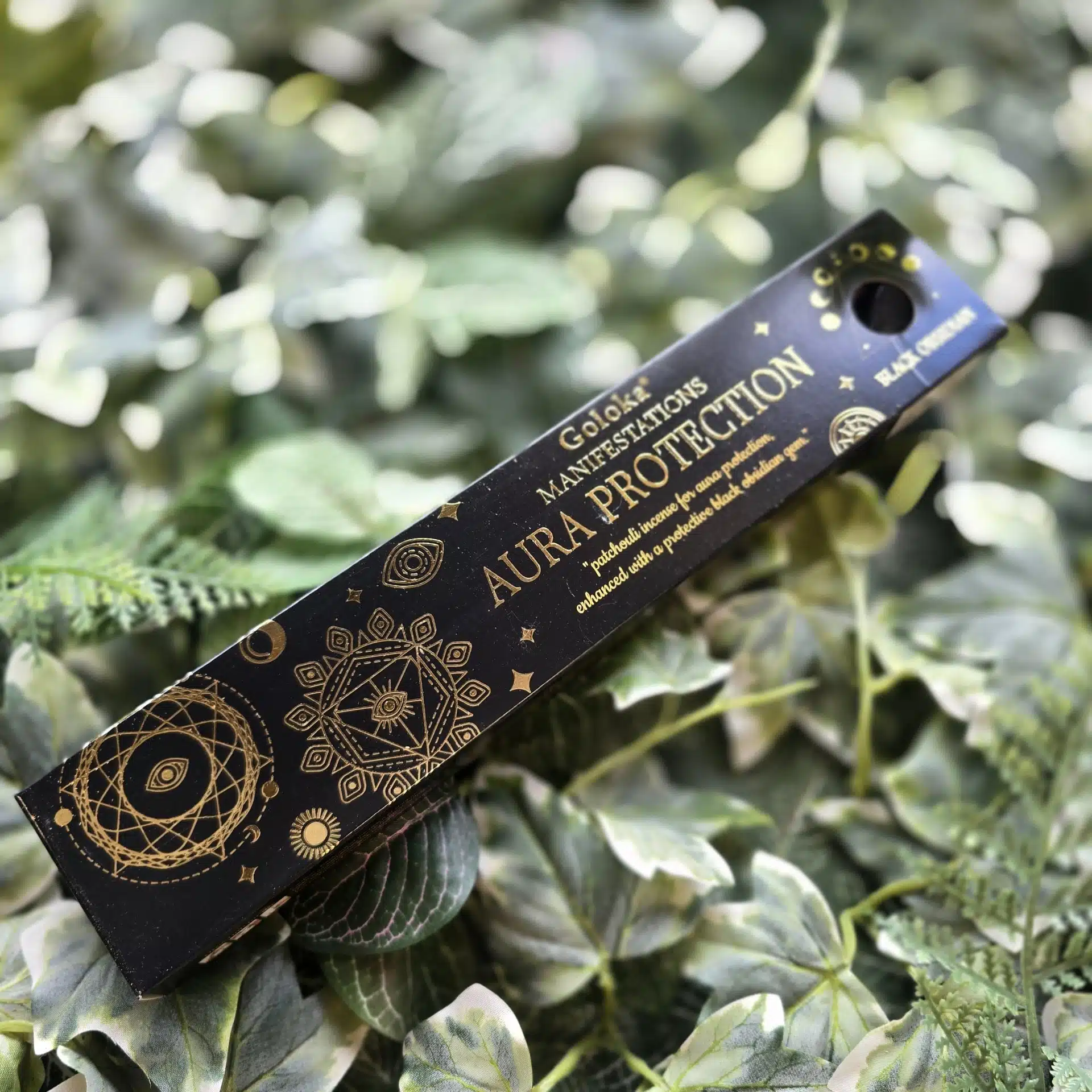 Goloka Manifestation Aura Protection Incense with Crystal