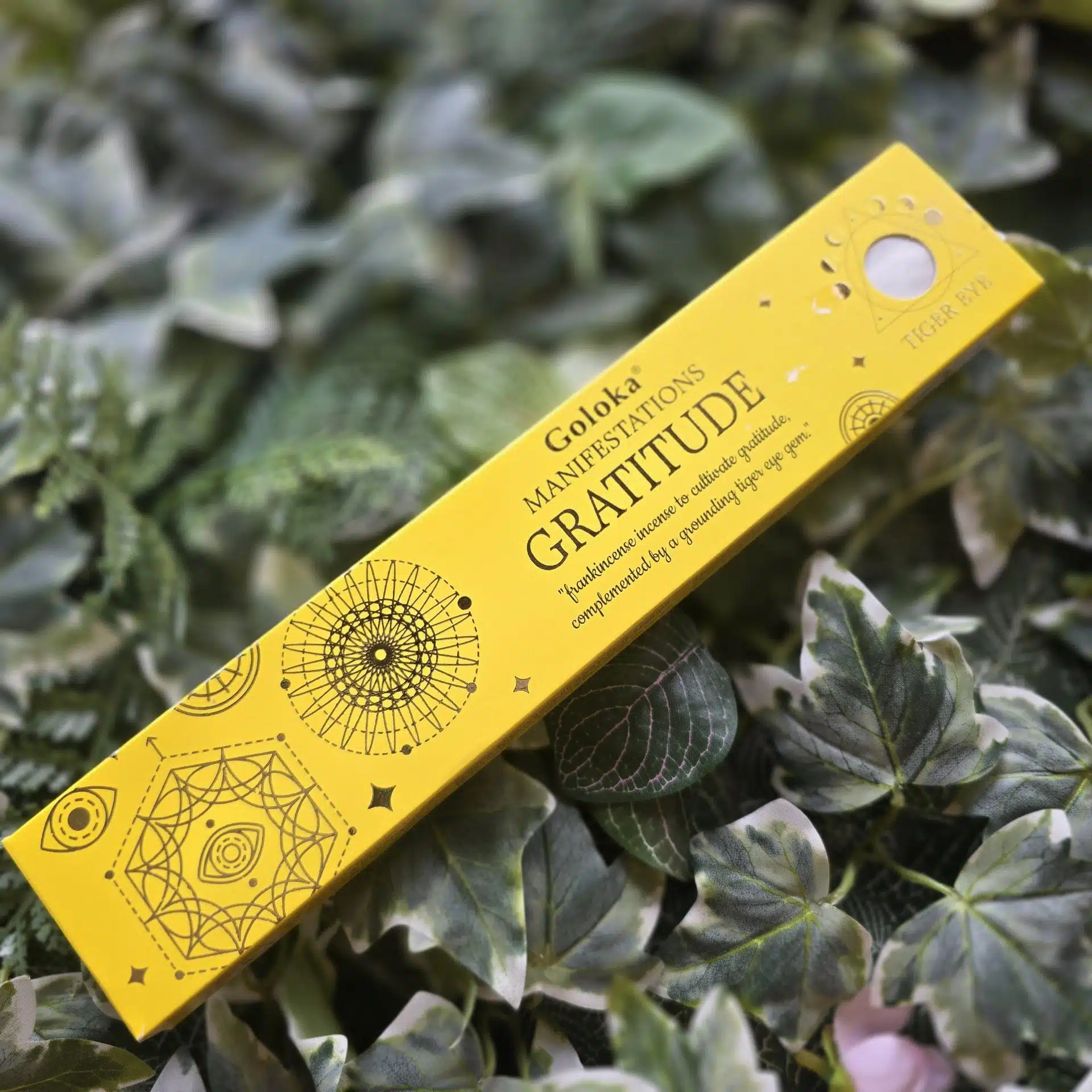 Goloka Manifestation Gratitude Incense with Crystal
