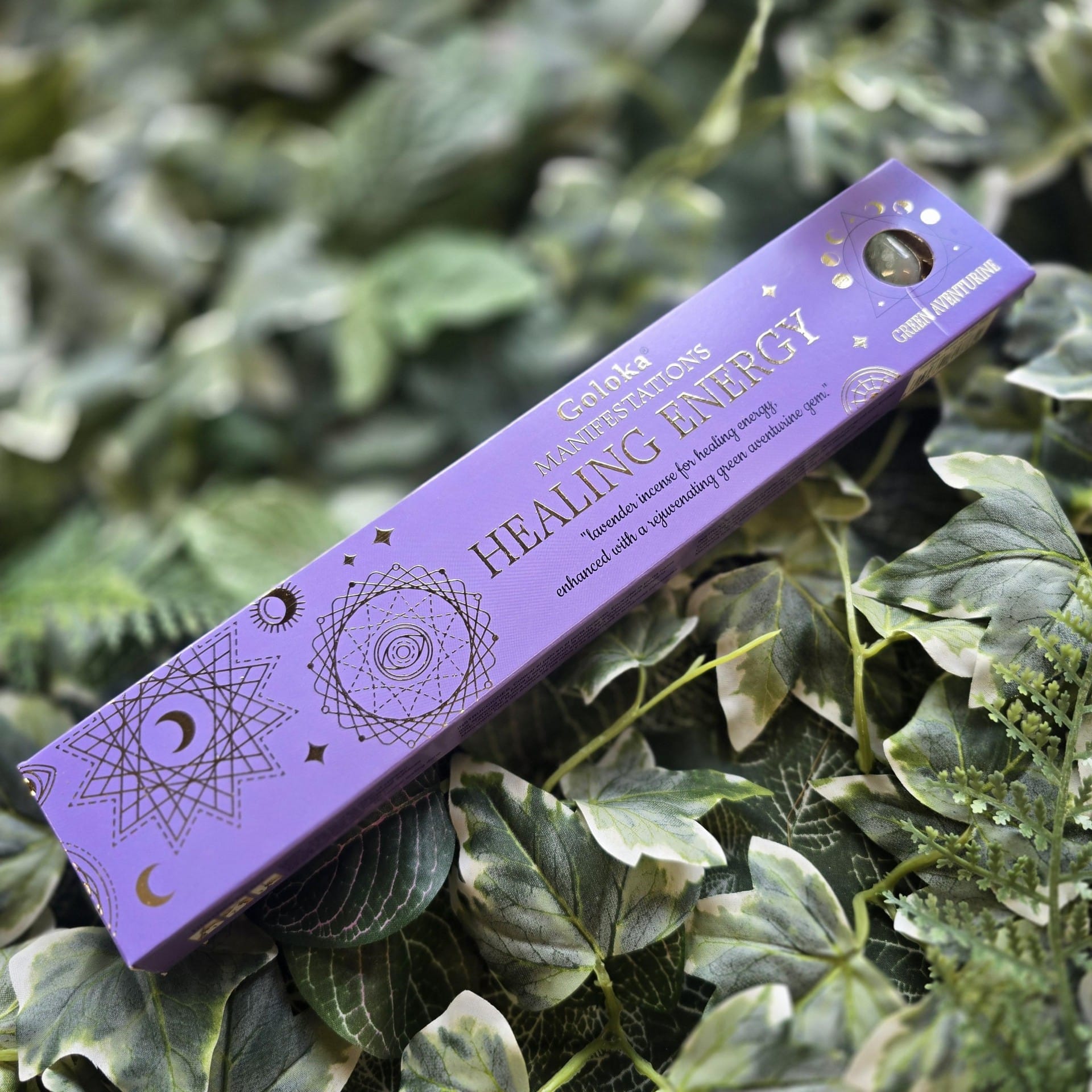 Goloka Manifestation Healing Energy Incense with Crystal
