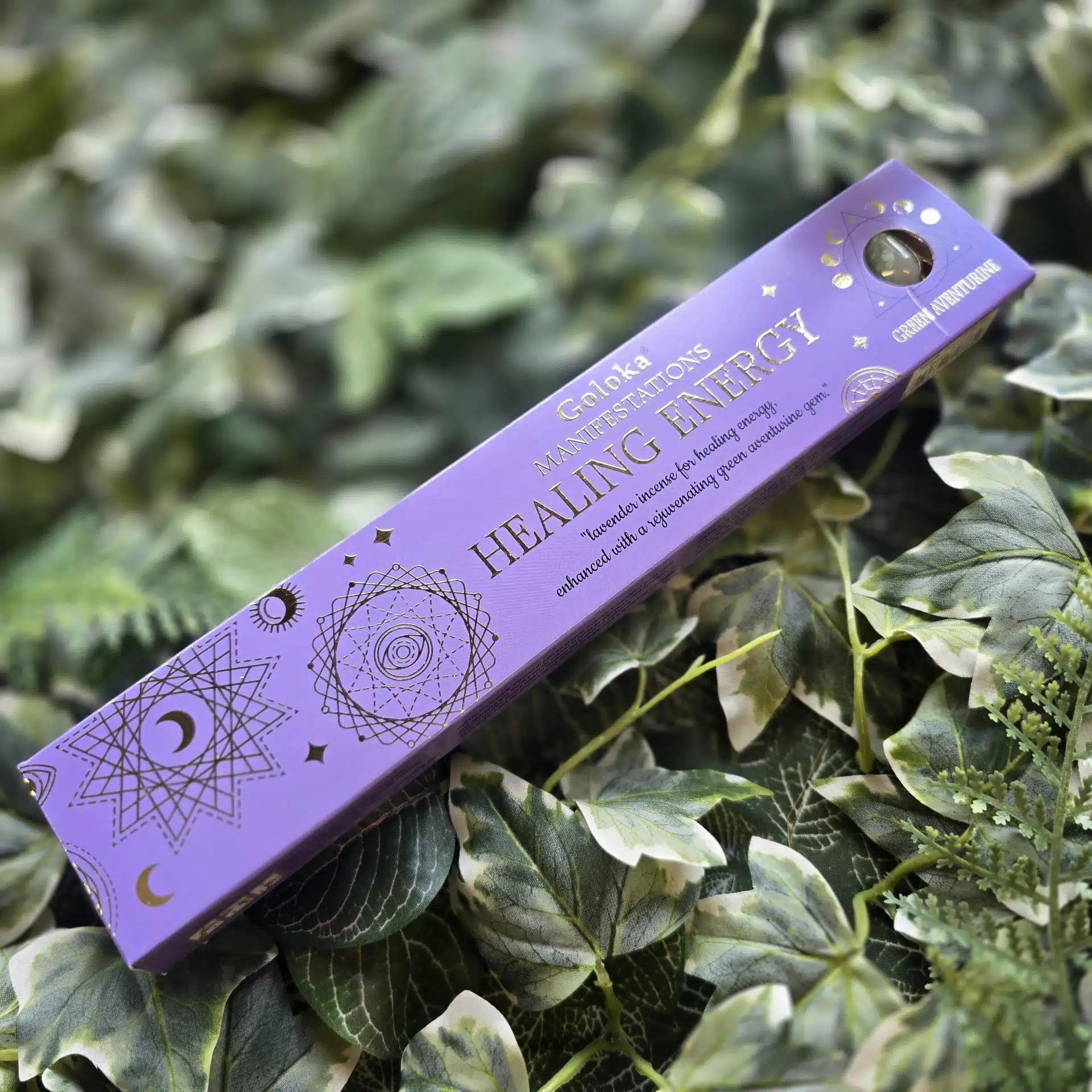 Goloka Manifestation Healing Energy Incense with Crystal