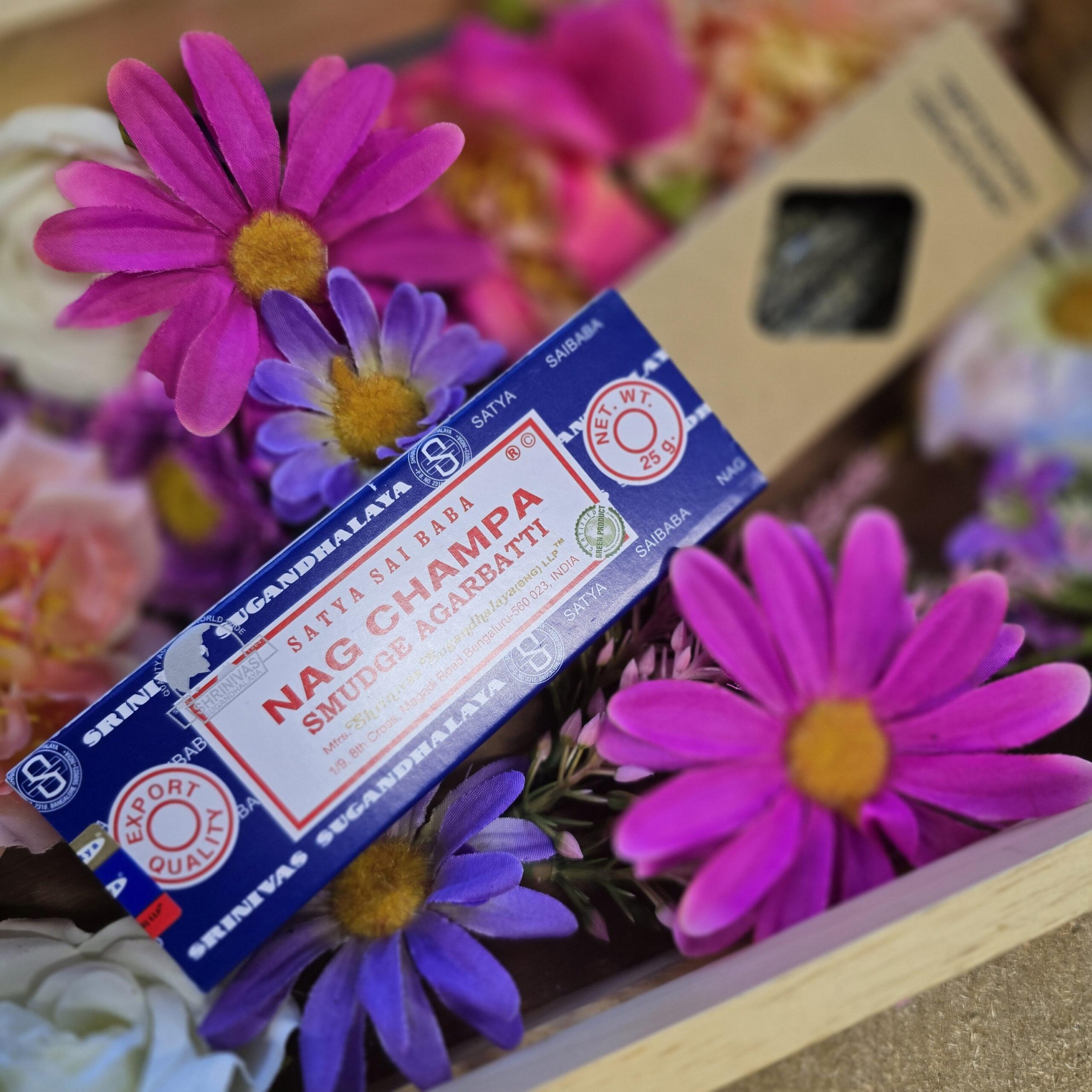 Satya Smudge Incense Sticks - Nag Champa